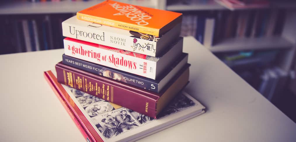 pile of books